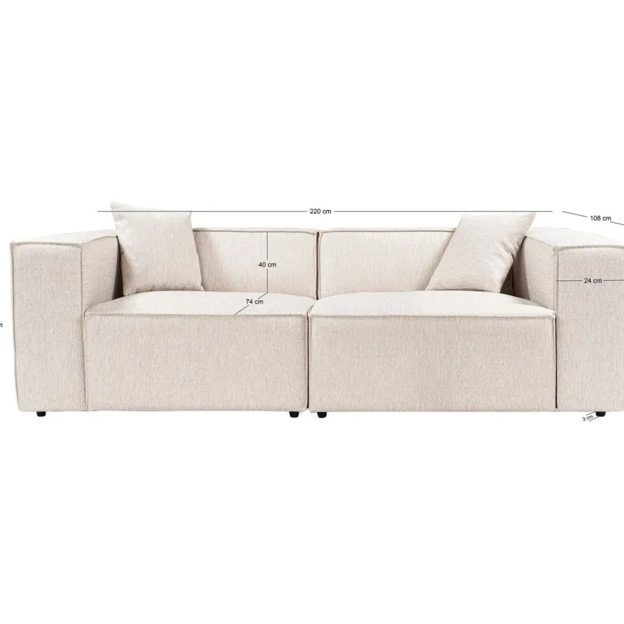 Sohva Linento Furniture Lora, 2-istuttava