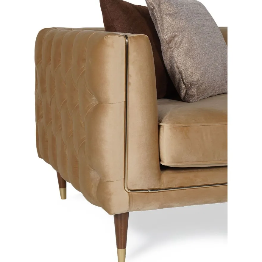 Sohva Linento Furniture Olympus, 3-istuttava, beige