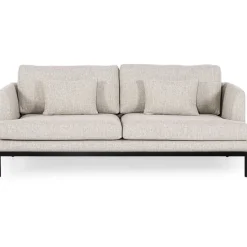 Sohva Linento Furniture Pearl, 3-istuttava, luonnonvalkoinen