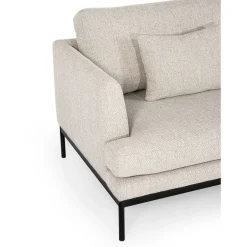 Sohva Linento Furniture Pearl, 3-istuttava, luonnonvalkoinen