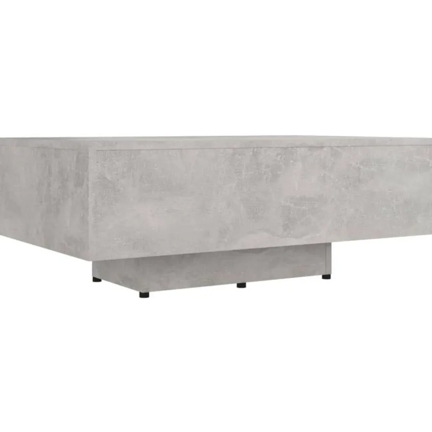 Sohvapöytä, betoninharmaa, 85x55x31 cm, lastulevy