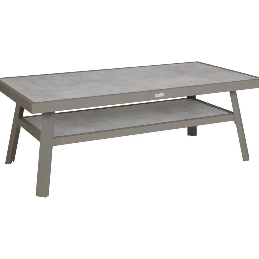 Sohvapöytä Brafab Samvaro Low, 140x90cm, hiekka/khaki