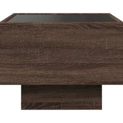 Sohvapöytä Infinity LED-valoilla, 40x40x30 cm, eri värejä (38660)