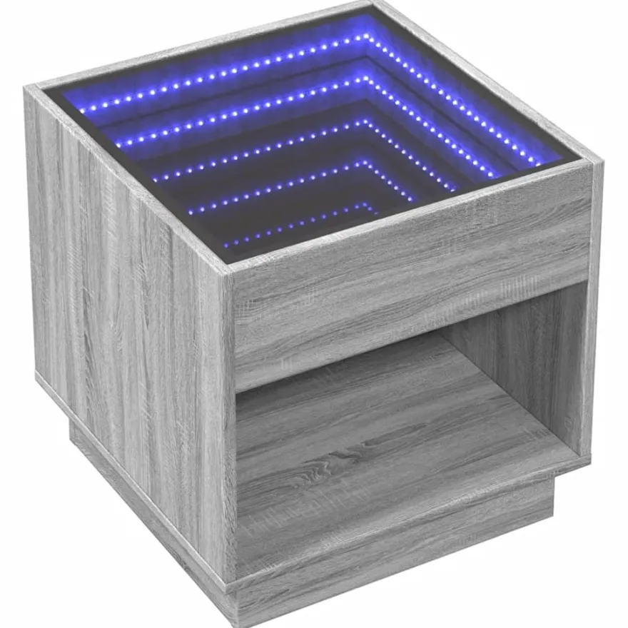 Sohvapöytä LED-valoilla, eri värejä ja kokoja (38662)