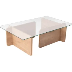 Sohvapöytä Linento Furniture Flavio 105x30cm lasikansi