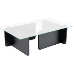 Sohvapöytä Linento Furniture Flavio 105x30cm lasikansi