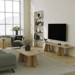 Sohvapöytä Linento Furniture Mushroom 2 tammi