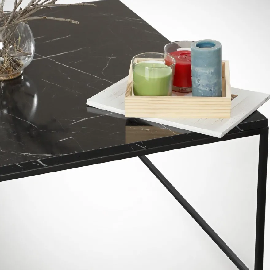 Sohvapöytä Linento Furniture Poly Royal musta