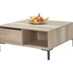 Sohvapöytä Linento Furniture SHP-660, 90x90cm, vetolaatikolla
