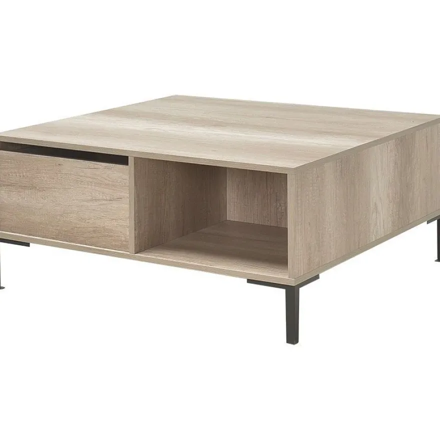 Sohvapöytä Linento Furniture SHP-660, 90x90cm, vetolaatikolla