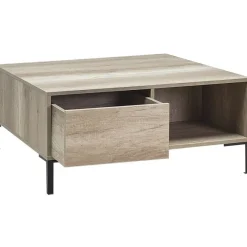 Sohvapöytä Linento Furniture SHP-660, 90x90cm, vetolaatikolla