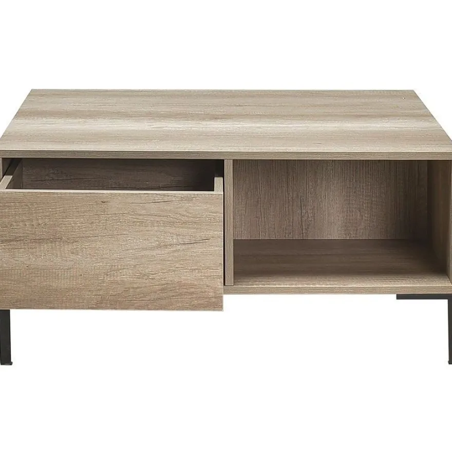 Sohvapöytä Linento Furniture SHP-660, 90x90cm, vetolaatikolla