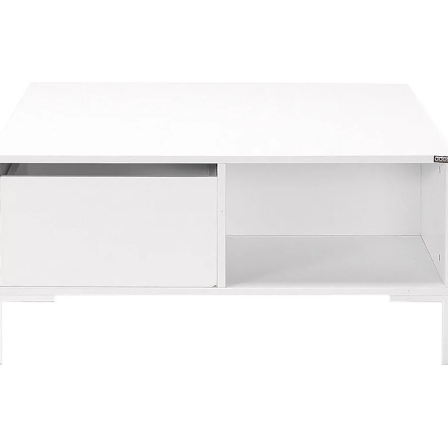 Sohvapöytä Linento Furniture SHP-660, 90x90cm, vetolaatikolla