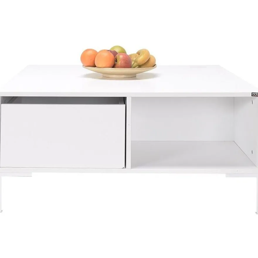 Sohvapöytä Linento Furniture SHP-660, 90x90cm, vetolaatikolla
