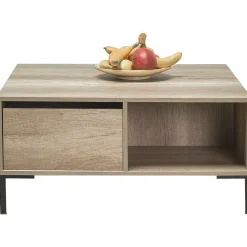 Sohvapöytä Linento Furniture SHP-660, 90x90cm, vetolaatikolla