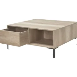 Sohvapöytä Linento Furniture SHP-660, 90x90cm, vetolaatikolla