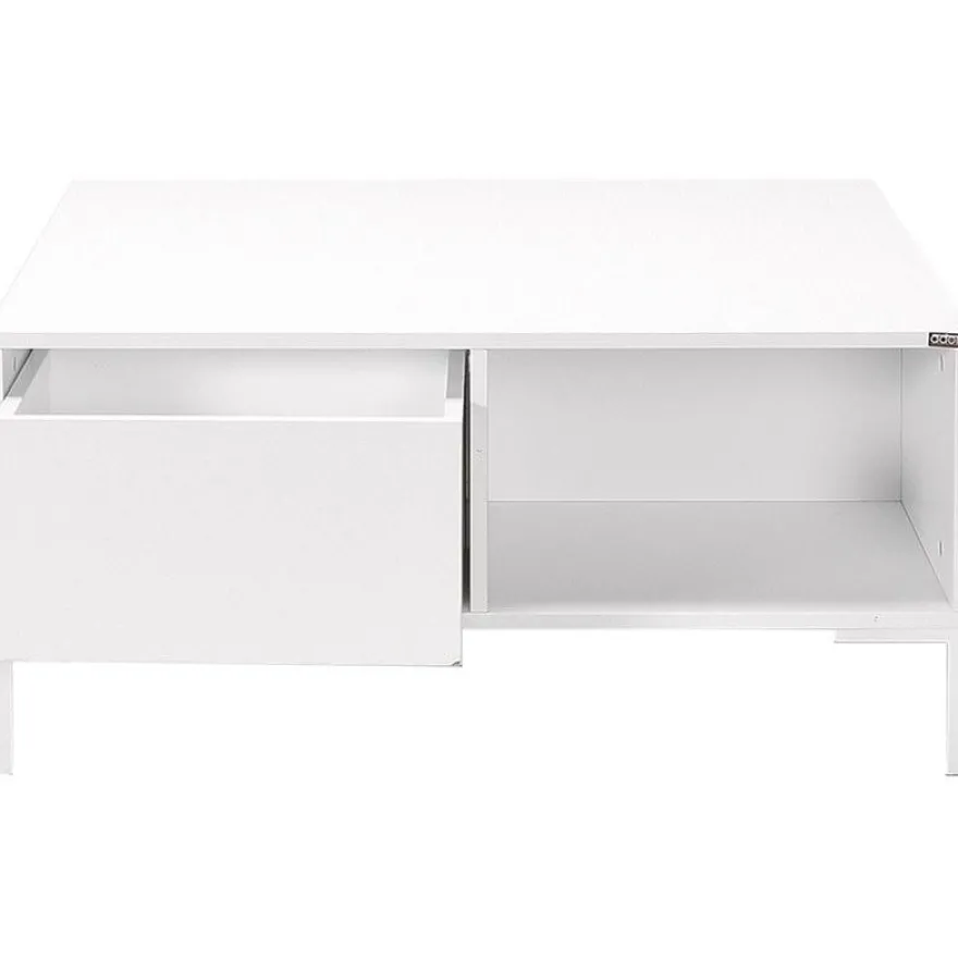 Sohvapöytä Linento Furniture SHP-660, 90x90cm, vetolaatikolla