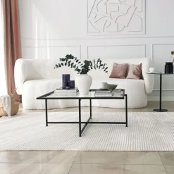 Sohvapöytä Linento Furniture Sun, musta