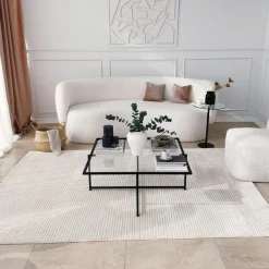 Sohvapöytä Linento Furniture Sun, musta