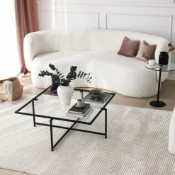 Sohvapöytä Linento Furniture Sun, musta