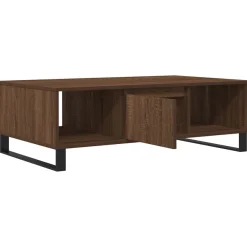 Sohvapöytä ruskea tammi 104x60x35 cm tekninen puu (27099)