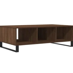 Sohvapöytä ruskea tammi 104x60x35 cm tekninen puu (27099)