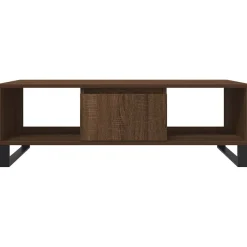 Sohvapöytä ruskea tammi 104x60x35 cm tekninen puu (27099)