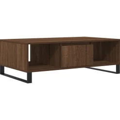 Sohvapöytä ruskea tammi 104x60x35 cm tekninen puu (27099)