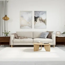Sohvapöytä/sarja tekninen puu, 50x46x50 cm, eri värejä ja pakkauskokoja (31722)