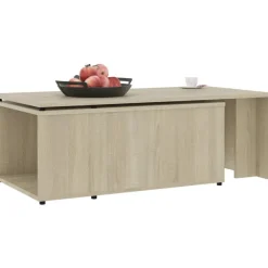 Sohvapöytä sonoma-tammi 150x50x35 cm lastulevy