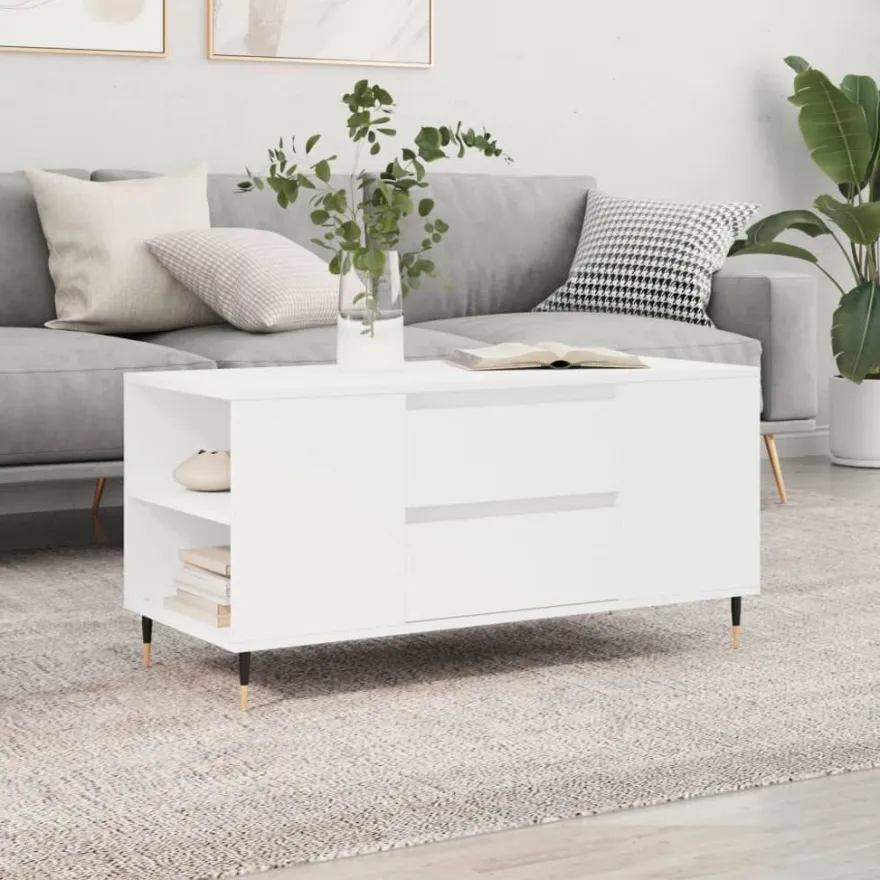 Sohvapöytä tekninen puu 102x44,5x50 cm, eri värejä (31731)
