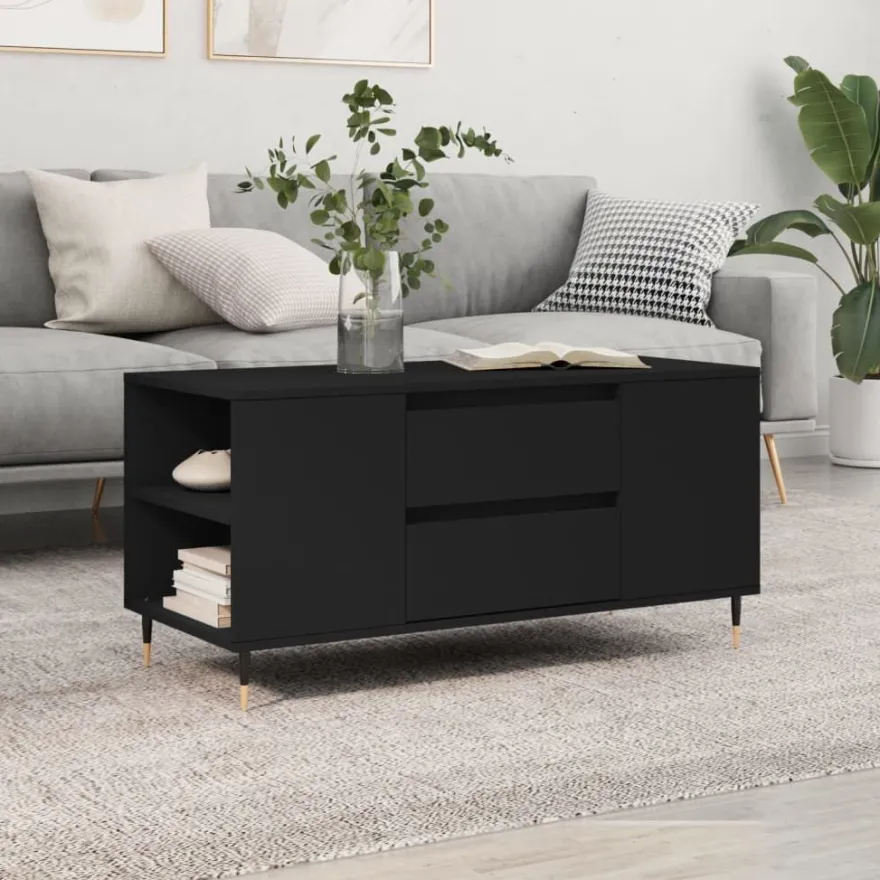 Sohvapöytä tekninen puu 102x44,5x50 cm, eri värejä (31731)