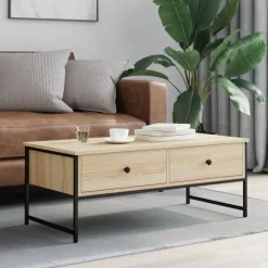 Sohvapöytä tekninen puu, 101x49x39,5 cm, eri värejä (32599)