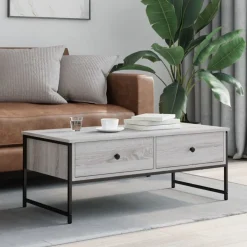 Sohvapöytä tekninen puu, 101x49x39,5 cm, eri värejä (32599)