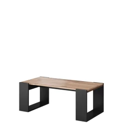Sohvapöytä WOOD, tummanharmaa/beige (5122)
