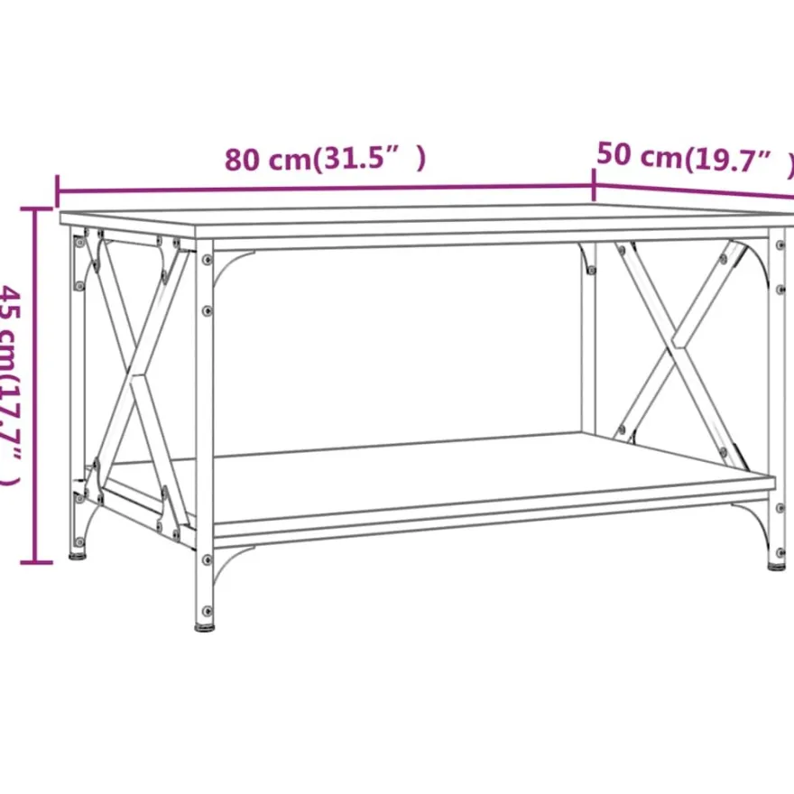 Sohvapöytä 80-100x45-50x45cm, eri kokoja ja värejä