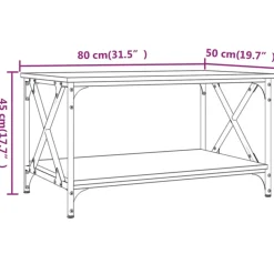 Sohvapöytä 80-100x45-50x45cm, eri kokoja ja värejä