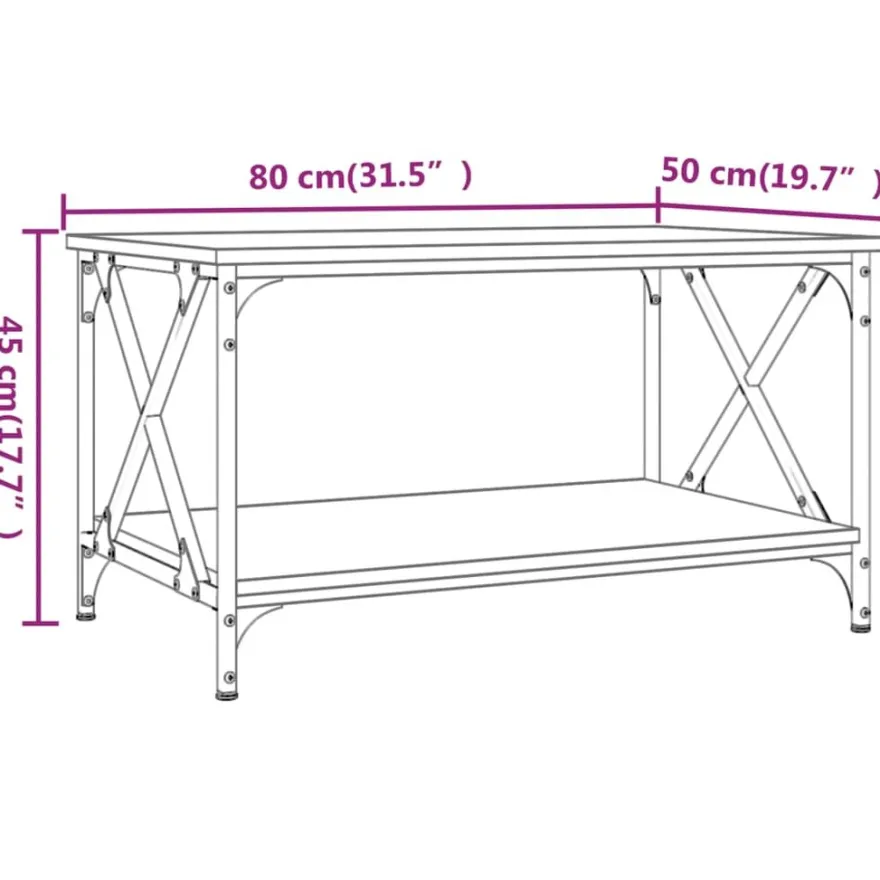 Sohvapöytä 80-100x45-50x45cm, eri kokoja ja värejä