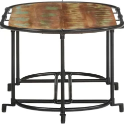 Sohvapöytä, 110x55x40 cm, eri massiivipuumateriaaleja (42381)