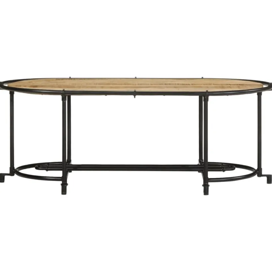 Sohvapöytä, 110x55x40 cm, eri massiivipuumateriaaleja (42381)