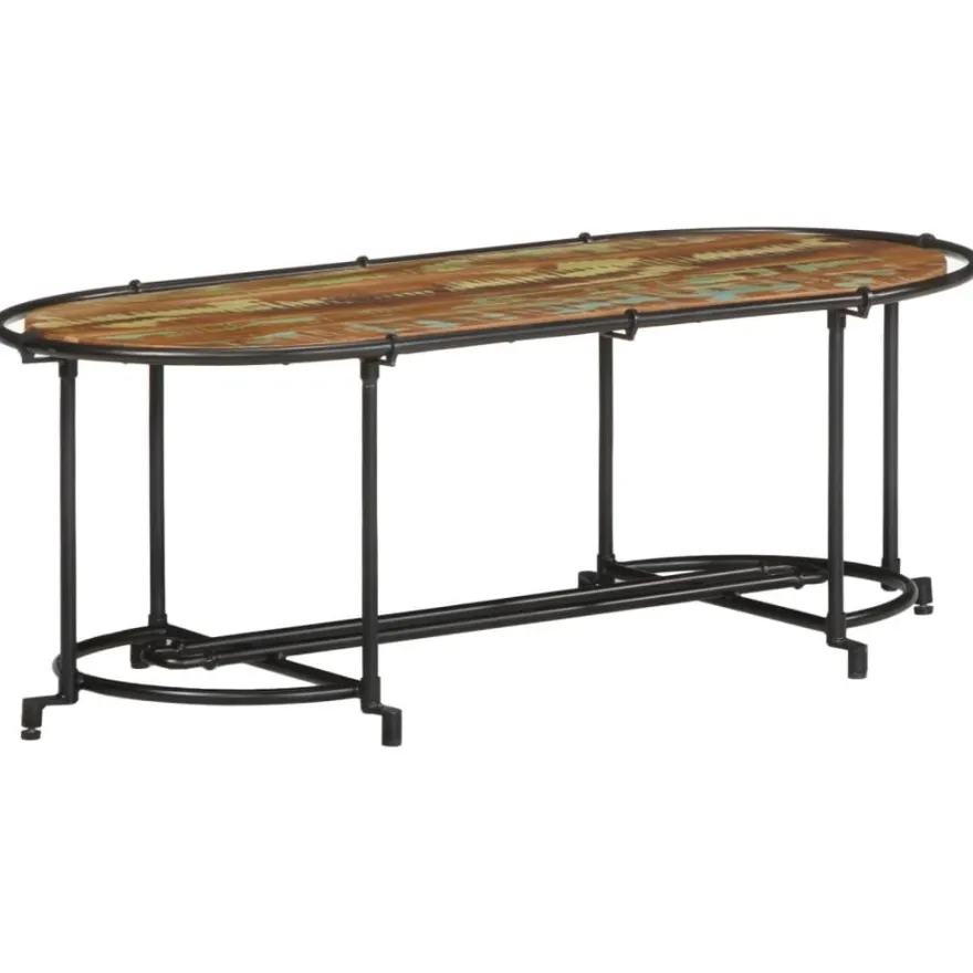 Sohvapöytä, 110x55x40 cm, eri massiivipuumateriaaleja (42381)