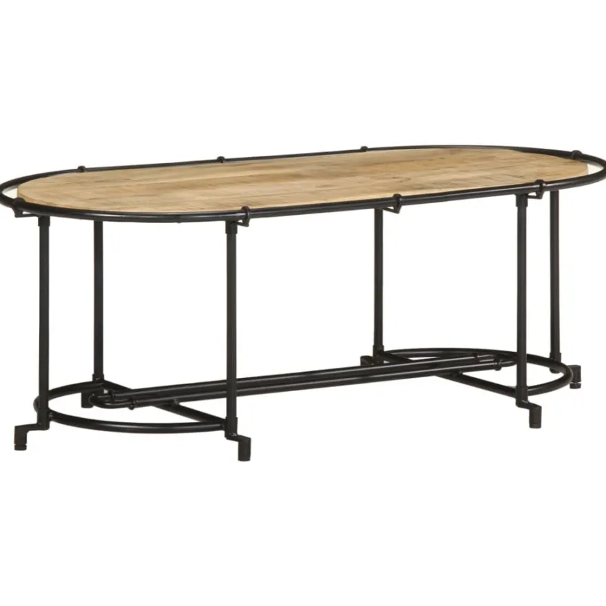 Sohvapöytä, 110x55x40 cm, eri massiivipuumateriaaleja (42381)