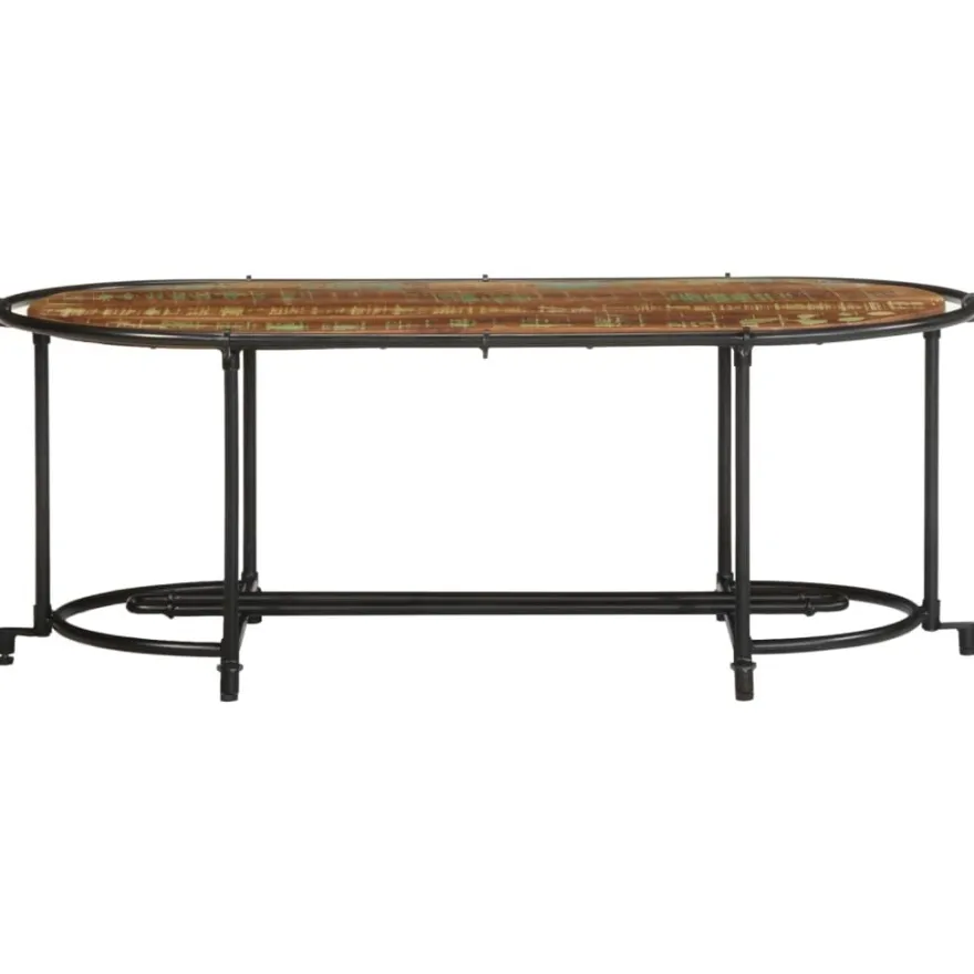 Sohvapöytä, 110x55x40 cm, eri massiivipuumateriaaleja (42381)
