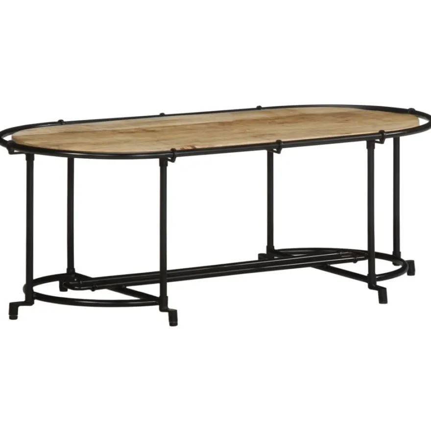 Sohvapöytä, 110x55x40 cm, eri massiivipuumateriaaleja (42381)