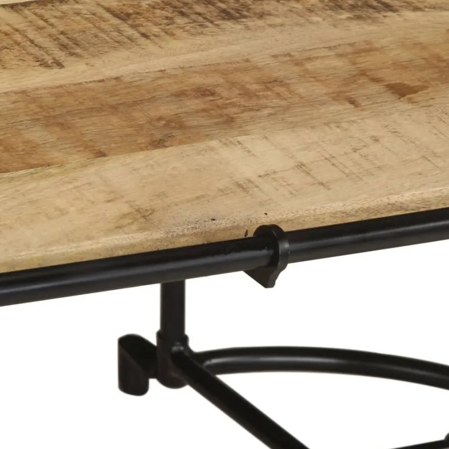 Sohvapöytä, 110x55x40 cm, eri massiivipuumateriaaleja (42381)