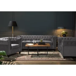 Sohvaryhmä Chesterfield Lyx 6 ist eri värejä