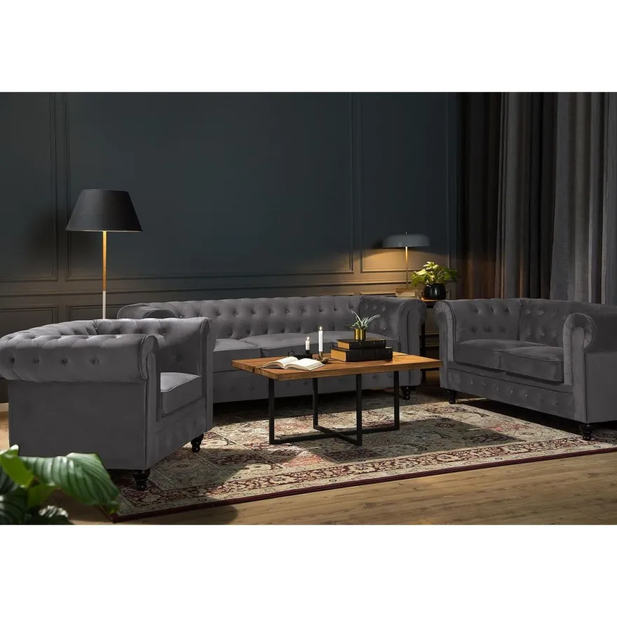 Sohvaryhmä Chesterfield Lyx 6 ist eri värejä