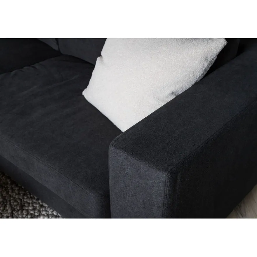 Sohva Venture Home Bolero, 3-istuttava, musta