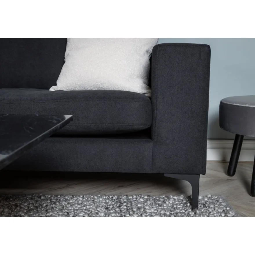 Sohva Venture Home Bolero, 3-istuttava, musta