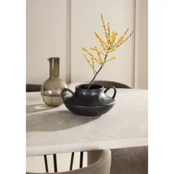 Soikea ruokailuryhmä Venture Home, 200x100cm beige Narvik-pöytä + 6 Edina-tuolia